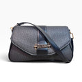 Bolsa Guess Crossbody Satchel Mini Gris Oscuro Monograma