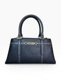 Bolsa Guess Crossbody Satchel negra monograma