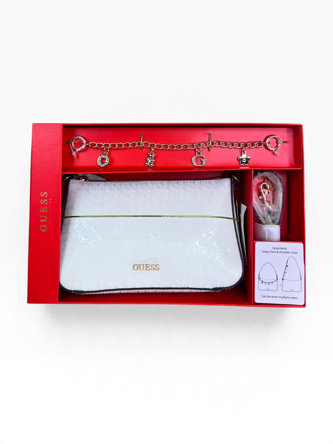 Bolsa Guess Crossbody Shoulder Blanco