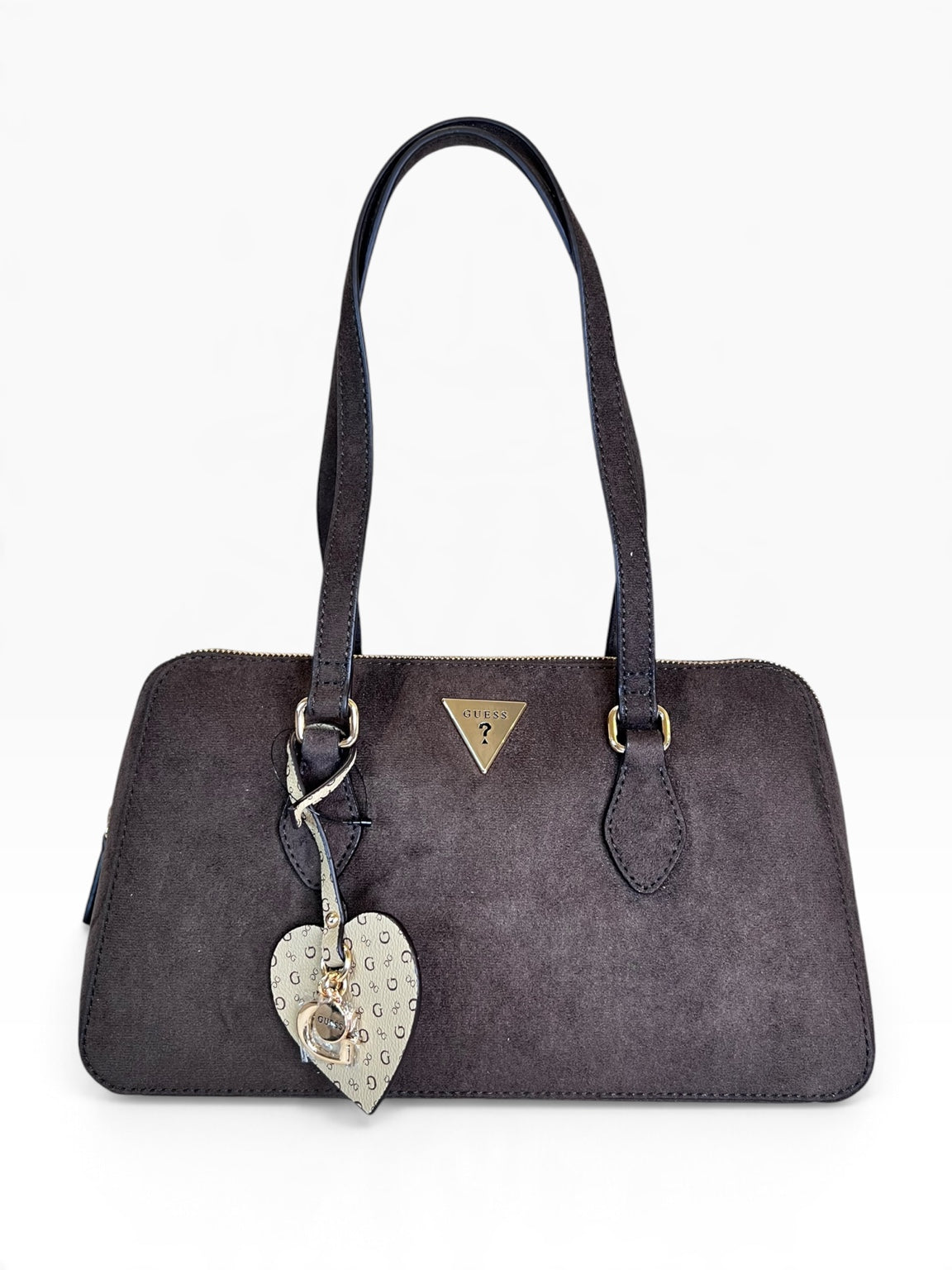 Bolsa Guess Shoulder café oscuro