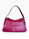 Bolsa Guess shoulder vino trenzado