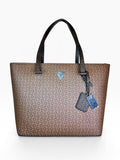 Bolsa Guess Tote Café Monograma