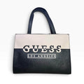 Bolsa Guess Tote negro y blanco