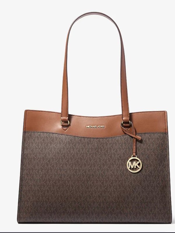 Bolso Michael Kors Jet Set Large Brown