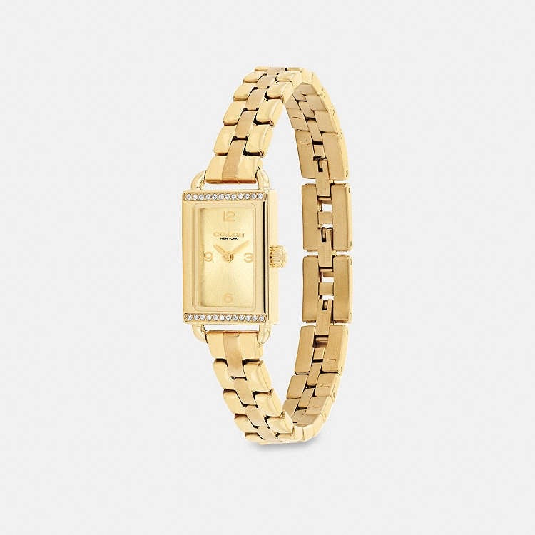 Reloj Coach Mini Liz Gold Crystal 17 mm x 24 mm