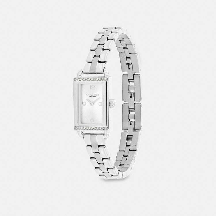 Reloj Coach Mini Liz Silver Crystal 17 mm x 24 mm