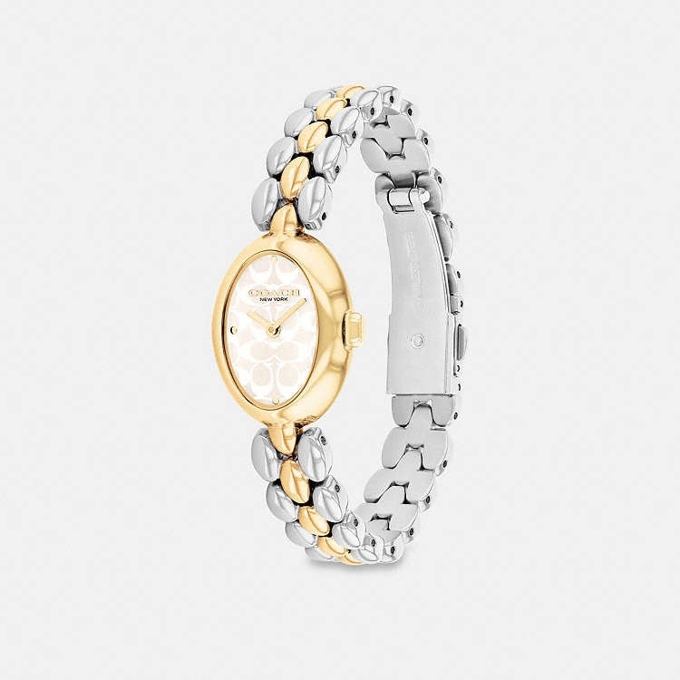 Reloj Coach Sammy Two Tone Link 22 mm