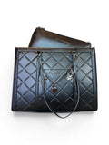 Bolsa Steve Madden Crossbody Tote Negro Monograma