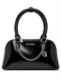 Bolsa Steve Madden Satchel Negro Charol