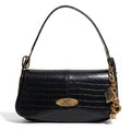 Bolsa Steve Madden Shoulder Negro Croco