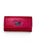 Cartera Tommy Hilfiger roja con monograma
