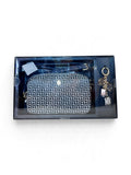 Bolsa Tommy Hilfiger crossbody azul monograma