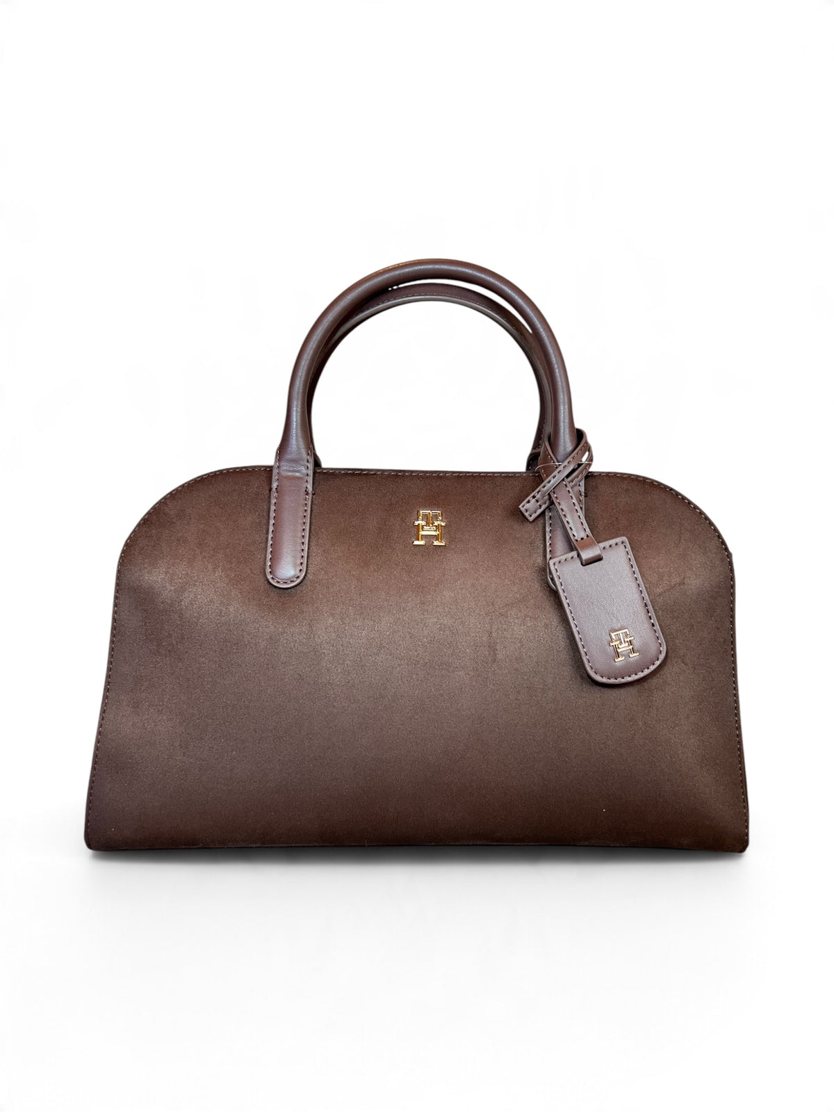 Bolsa Tommy Hilfiger Crossbody Satchel Café
