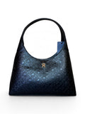 Bolsa Tommy Hilfiger Hobo Negro Monograma